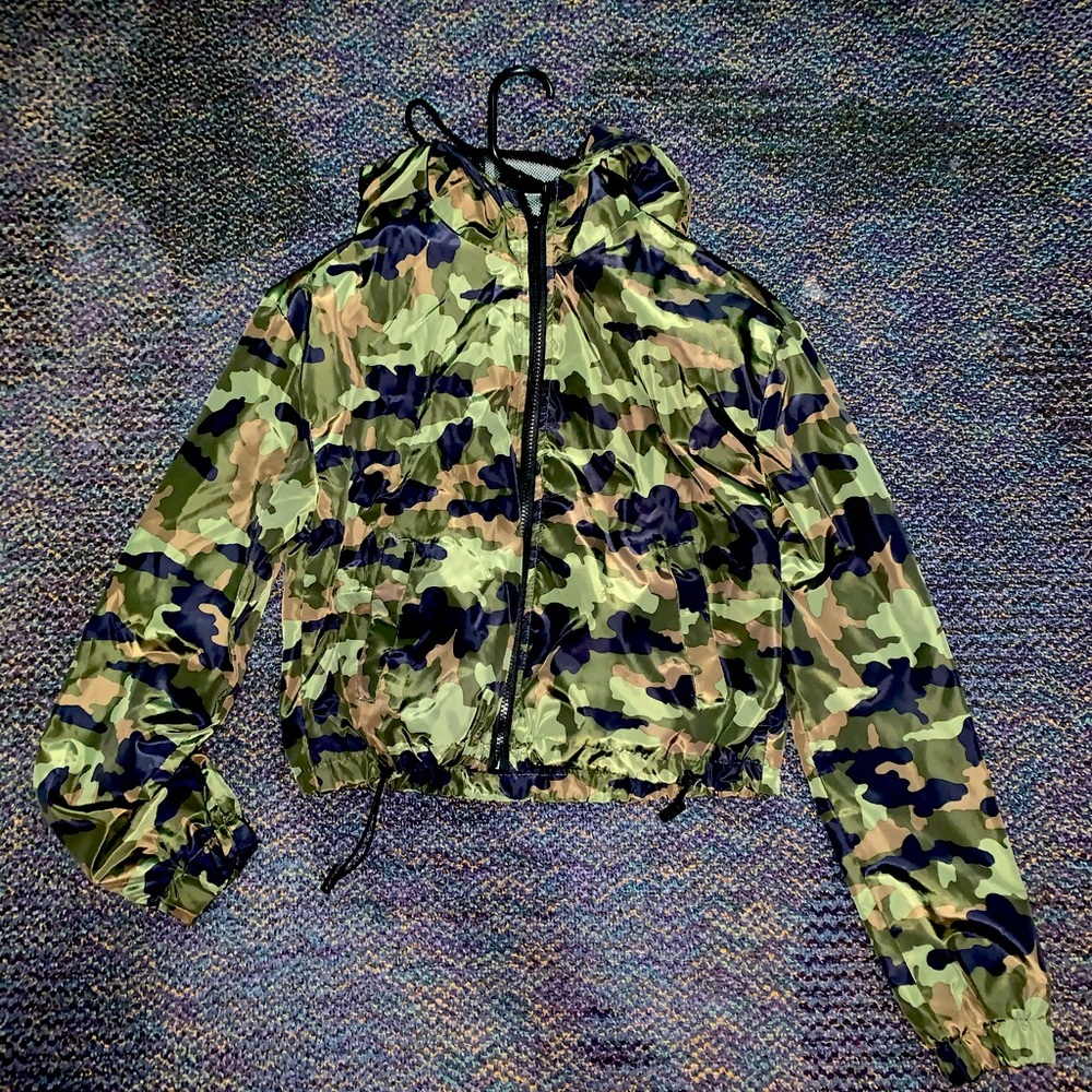 Camo Bomber Jacket